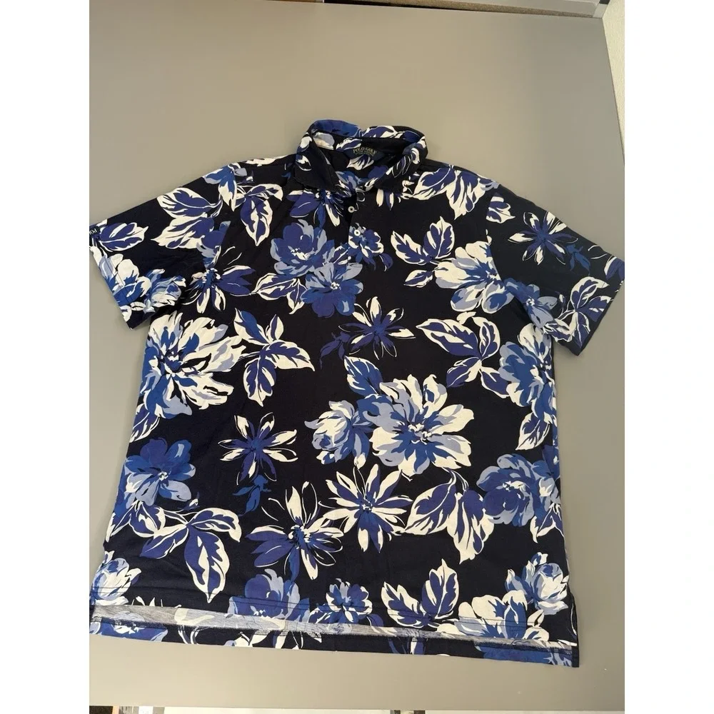 Polo Golf Ralph Lauren XXL Floral Polo Shirt. N6